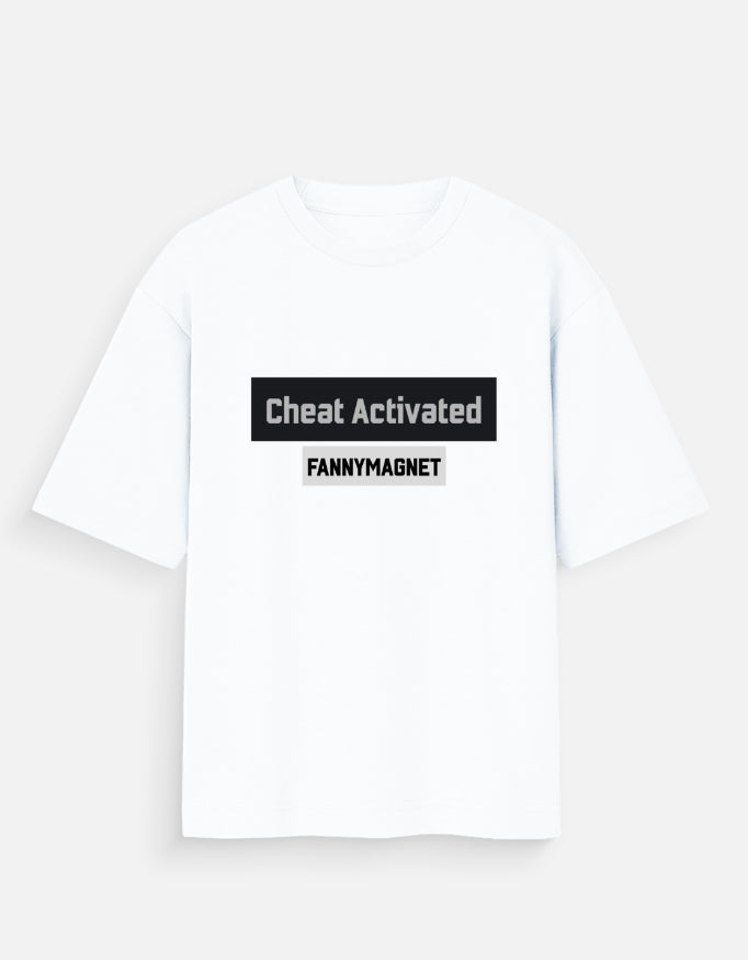 Retro Gaming - Cheat Activated | Unisex Oversized Standard T-Shirt