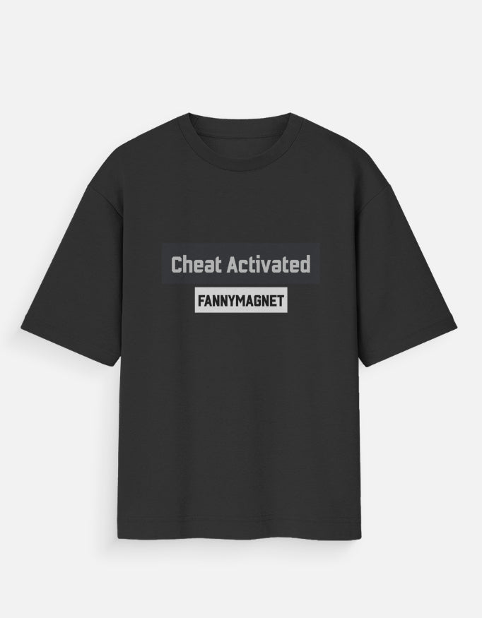 Retro Gaming - Cheat Activated | Unisex Oversized Standard T-Shirt