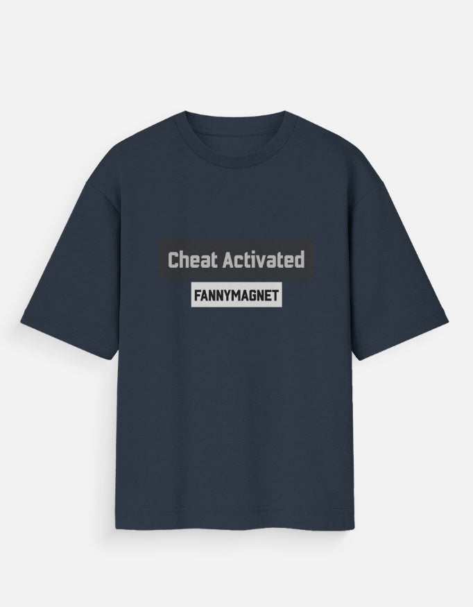 Retro Gaming - Cheat Activated | Unisex Oversized Standard T-Shirt